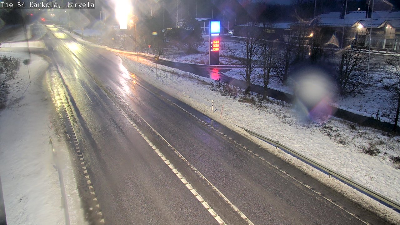 Weather Camera Image Väg 54 Kärkölä, Järvelä, Kärkölä, Päijät-Häme