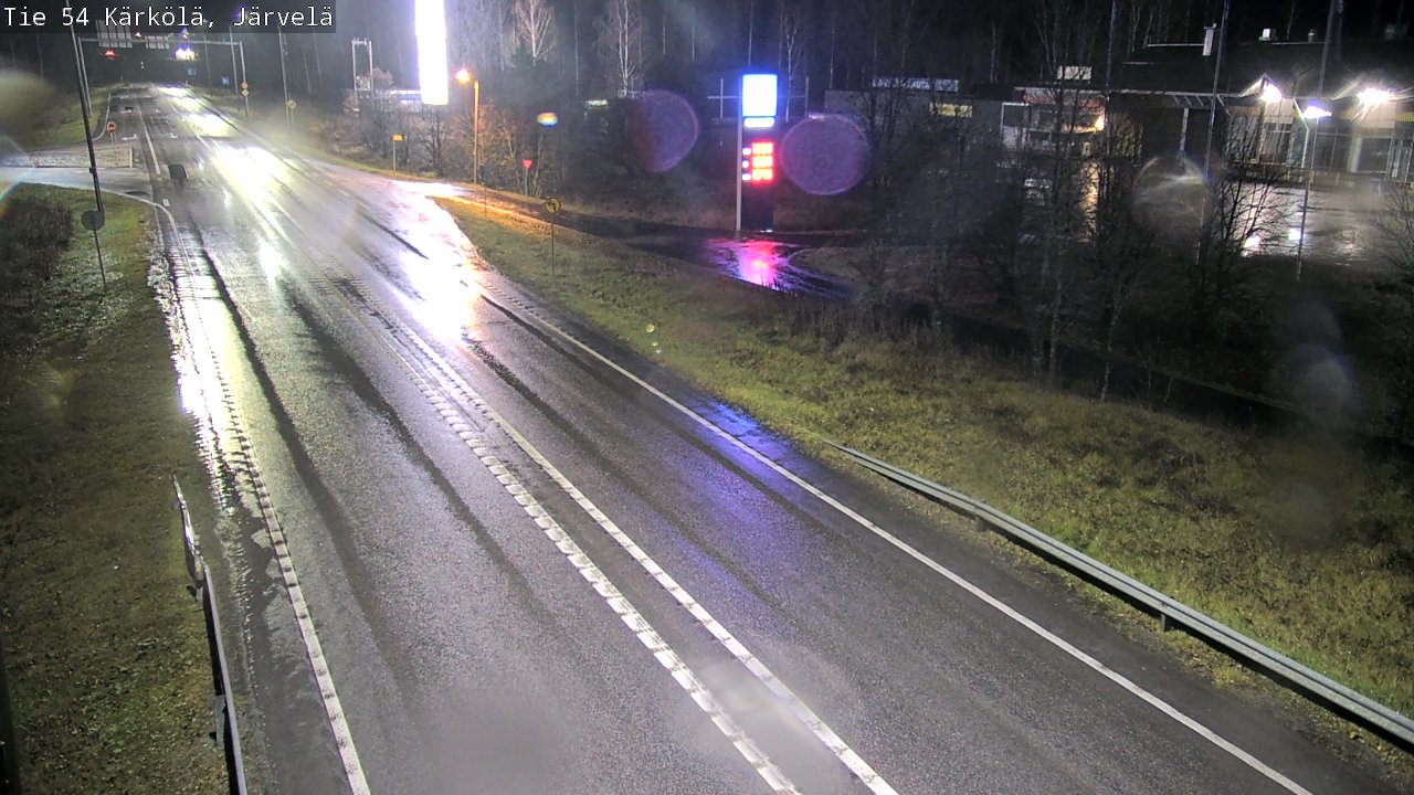 Weather Camera Image Väg 54 Kärkölä, Järvelä, Kärkölä, Päijät-Häme