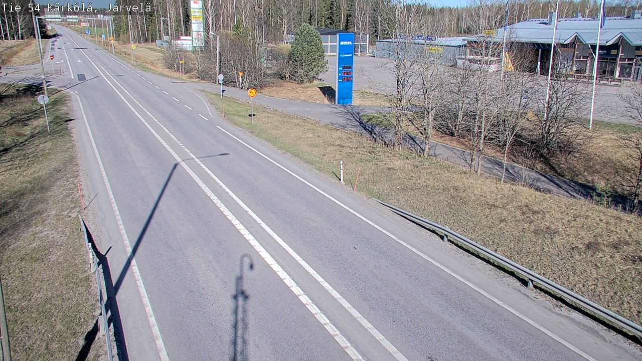 Weather Camera Image Väg 54 Kärkölä, Järvelä, Kärkölä, Päijät-Häme
