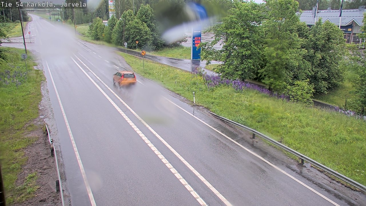 Weather Camera Image Väg 54 Kärkölä, Järvelä, Kärkölä, Päijät-Häme