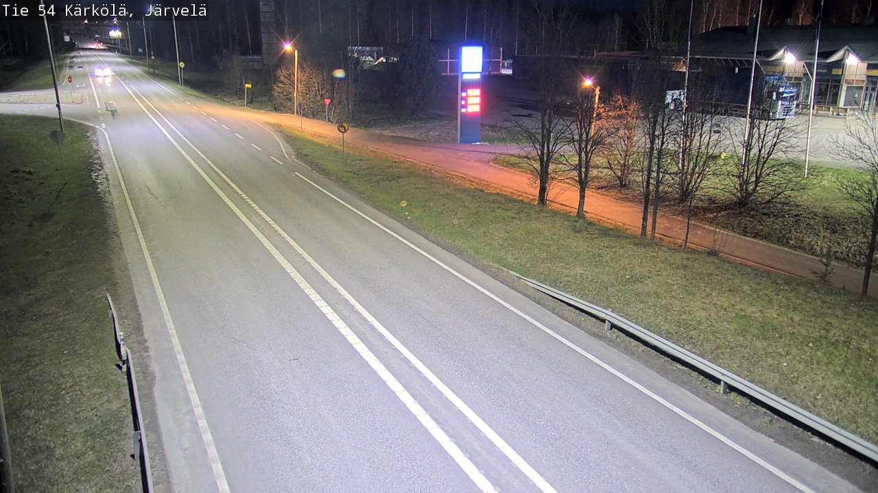 Weather Camera Image Väg 54 Kärkölä, Järvelä, Kärkölä, Päijät-Häme