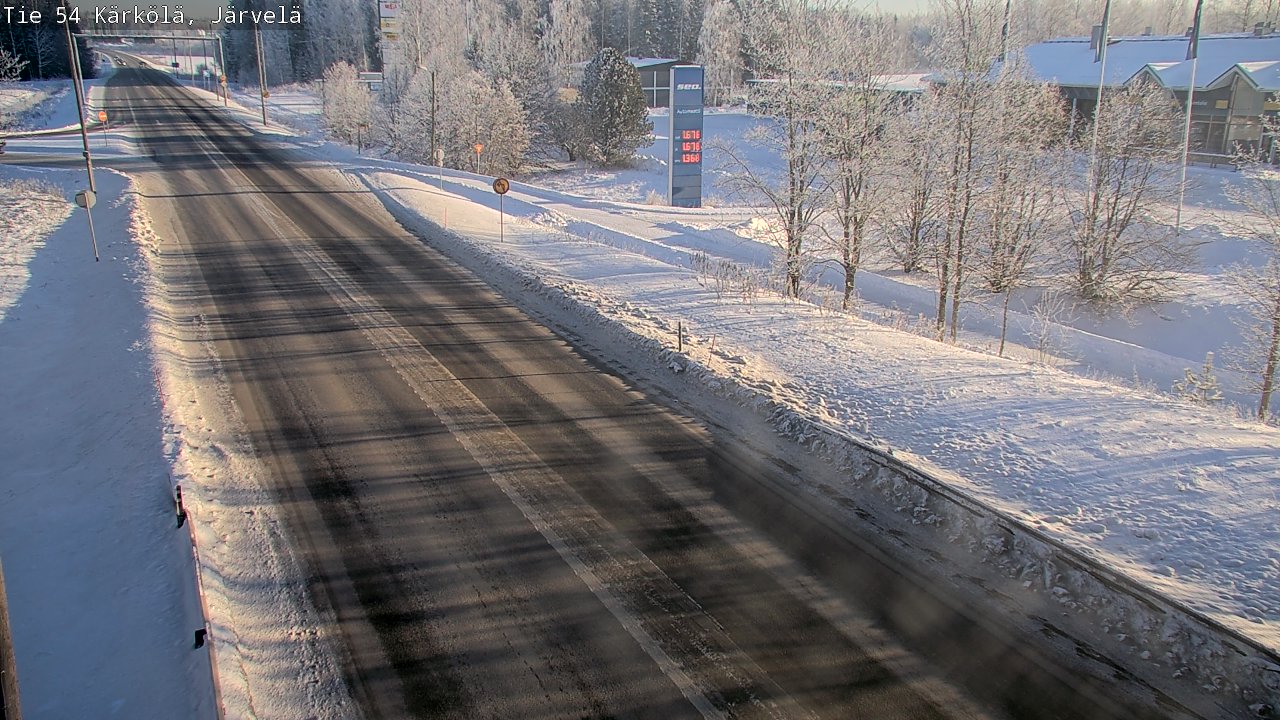 Weather Camera Image Väg 54 Kärkölä, Järvelä, Kärkölä, Päijät-Häme