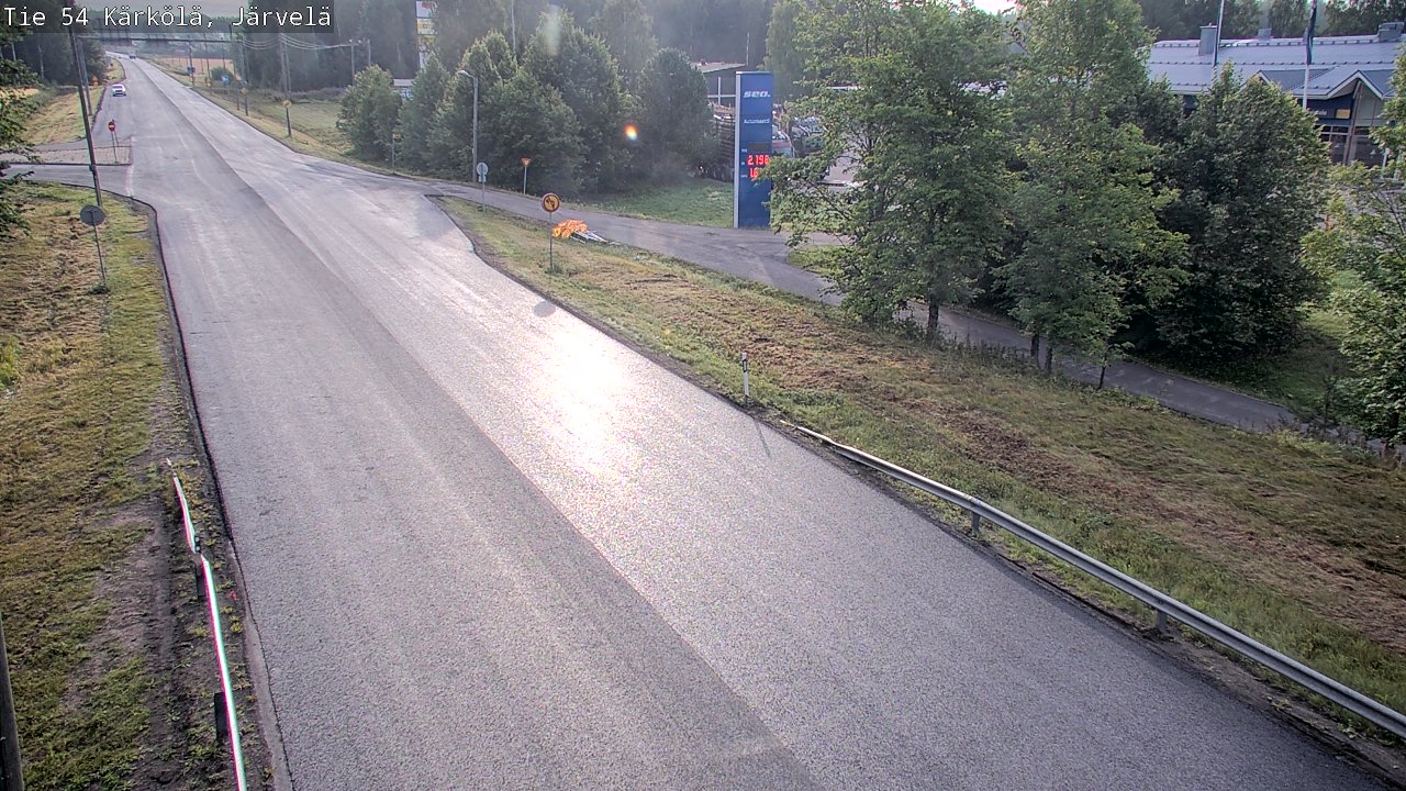 Weather Camera Image Väg 54 Kärkölä, Järvelä, Kärkölä, Päijät-Häme