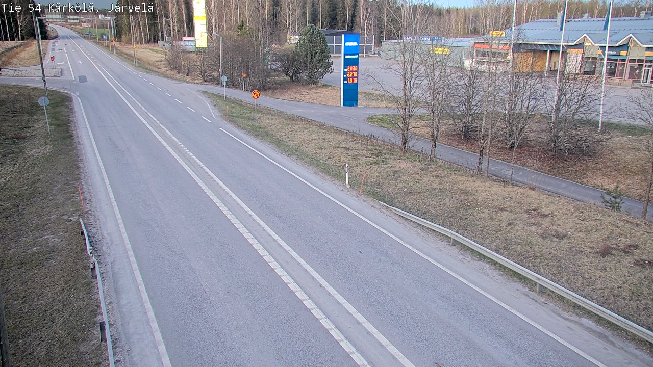 Weather Camera Image Väg 54 Kärkölä, Järvelä, Kärkölä, Päijät-Häme