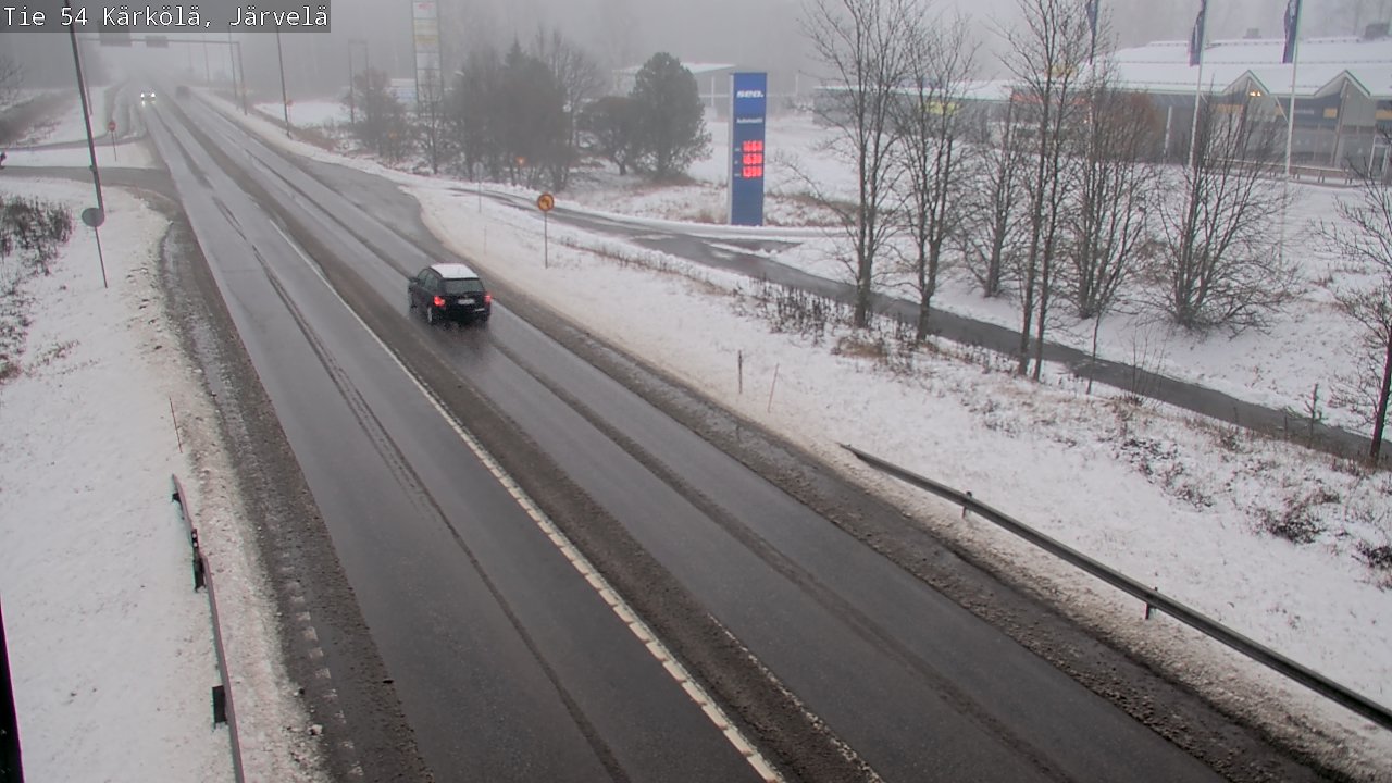 Weather Camera Image Väg 54 Kärkölä, Järvelä, Kärkölä, Päijät-Häme