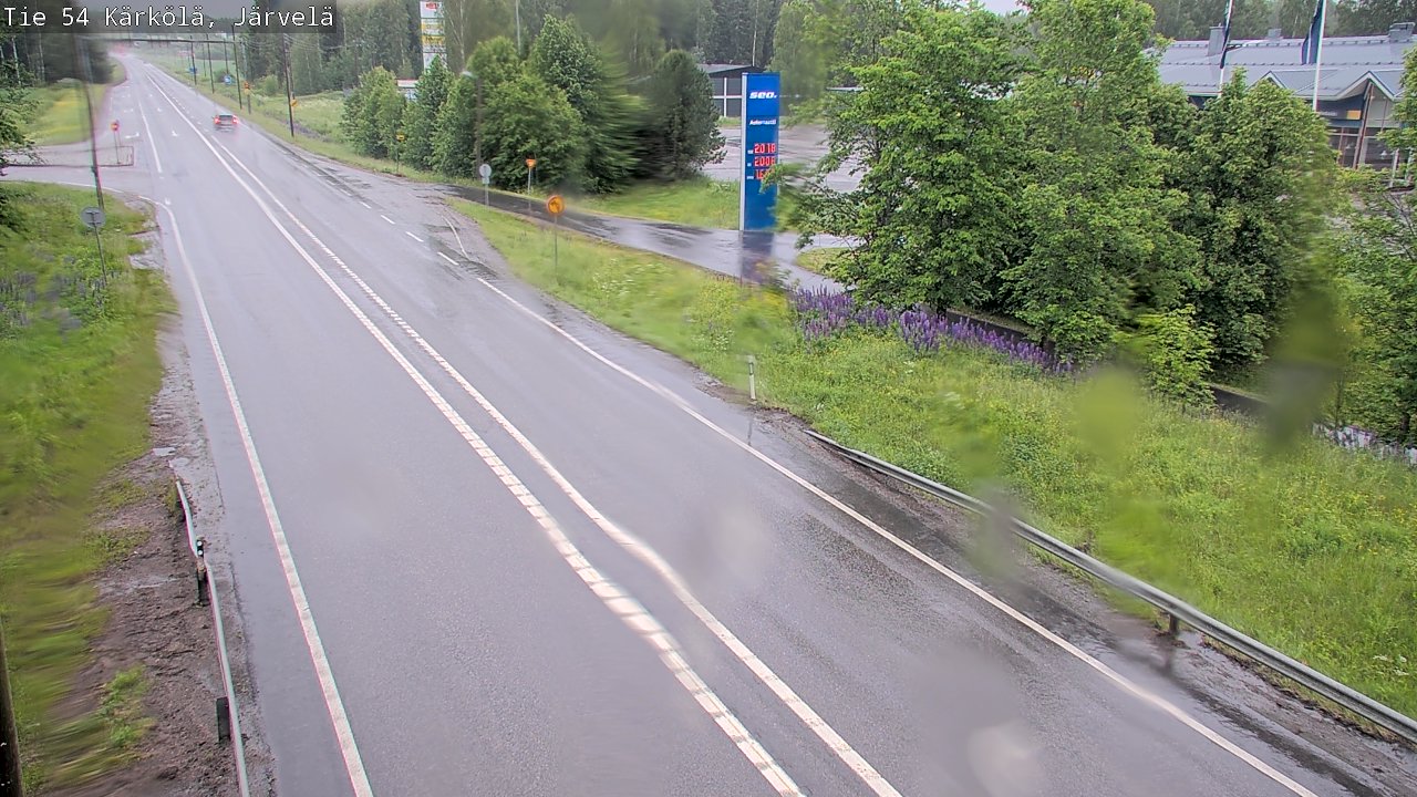 Weather Camera Image Väg 54 Kärkölä, Järvelä, Kärkölä, Päijät-Häme