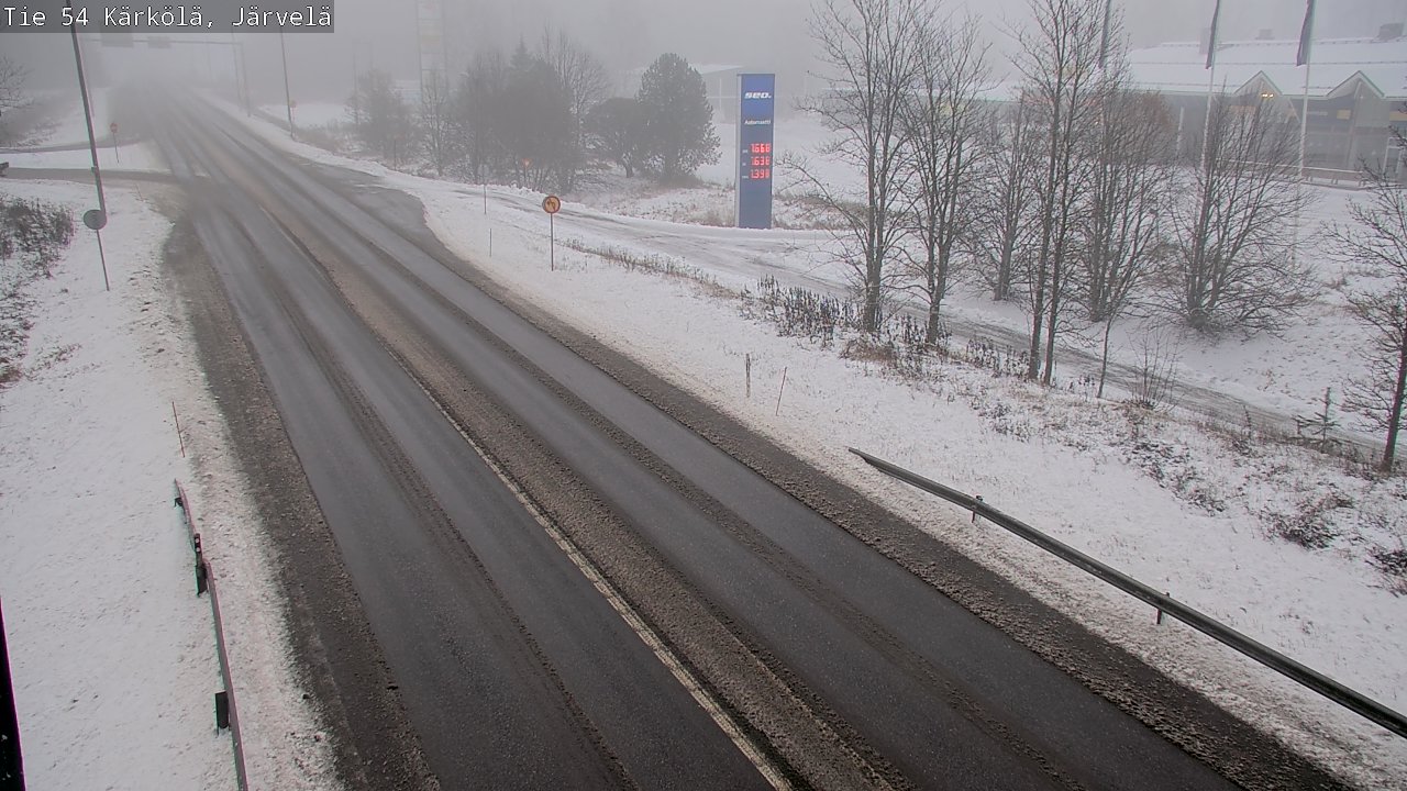 Weather Camera Image Väg 54 Kärkölä, Järvelä, Kärkölä, Päijät-Häme