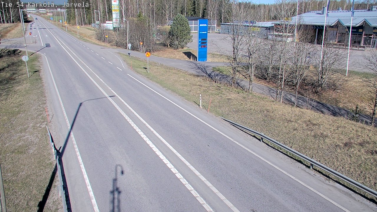 Weather Camera Image Väg 54 Kärkölä, Järvelä, Kärkölä, Päijät-Häme