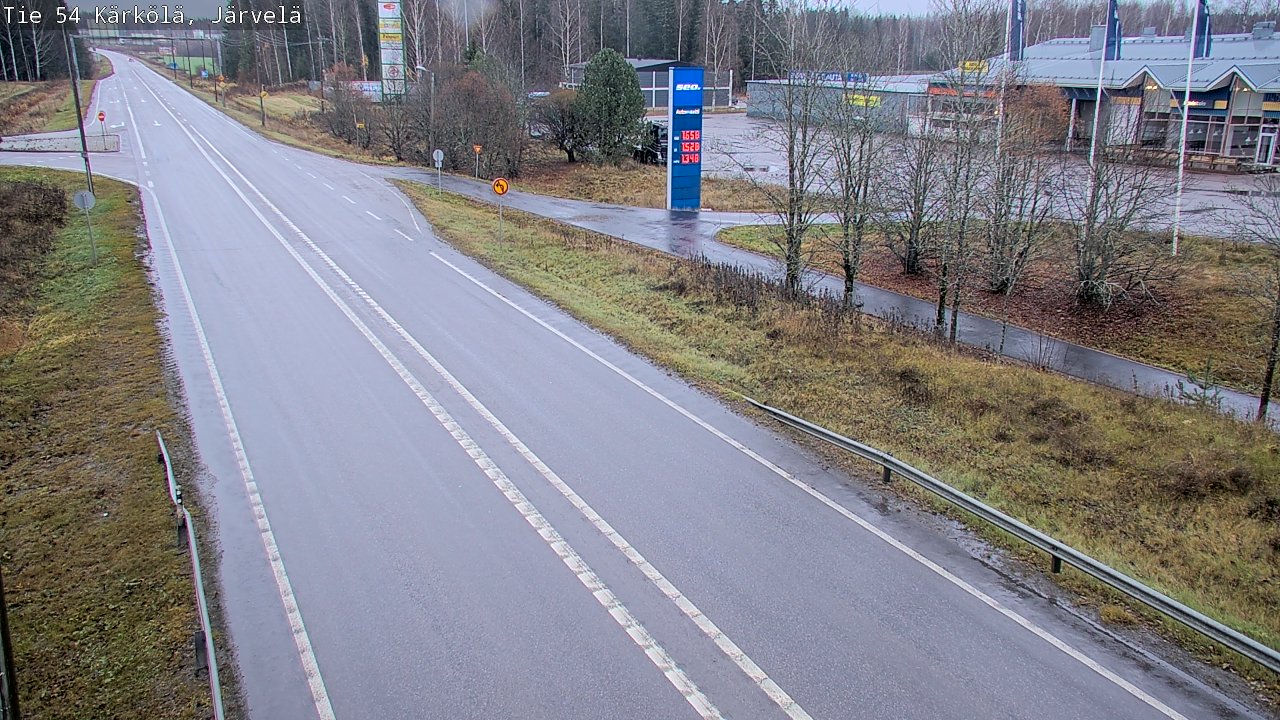 Weather Camera Image Väg 54 Kärkölä, Järvelä, Kärkölä, Päijät-Häme