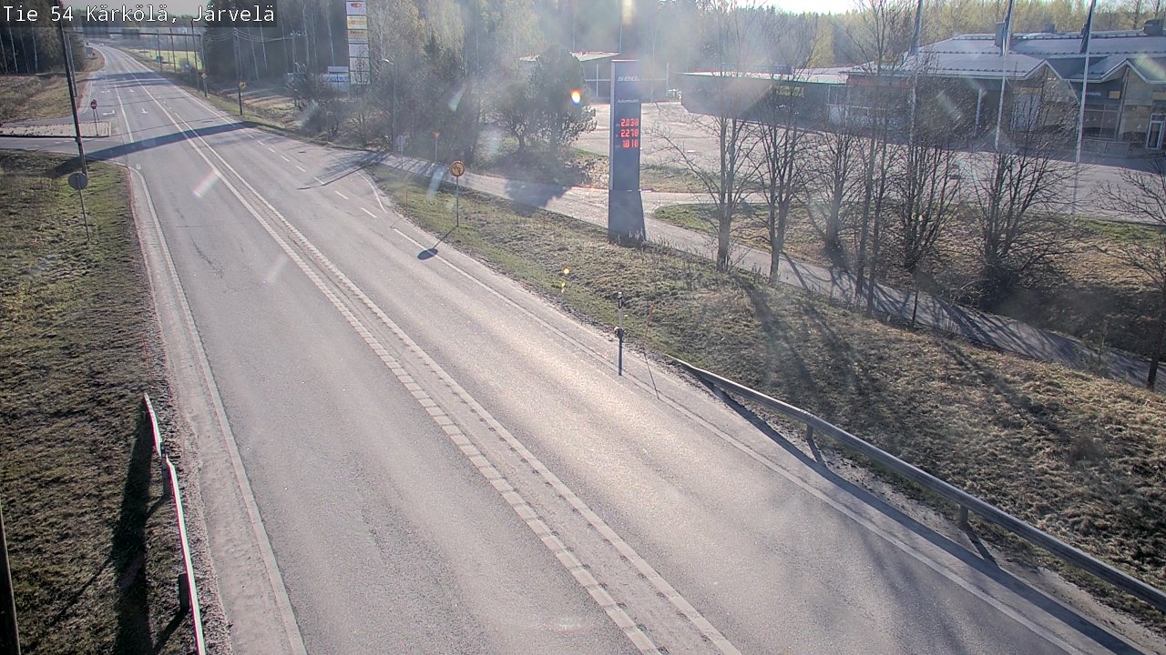 Weather Camera Image Road 54 Kärkölä, Järvelä, Kärkölä, Päijät-Häme