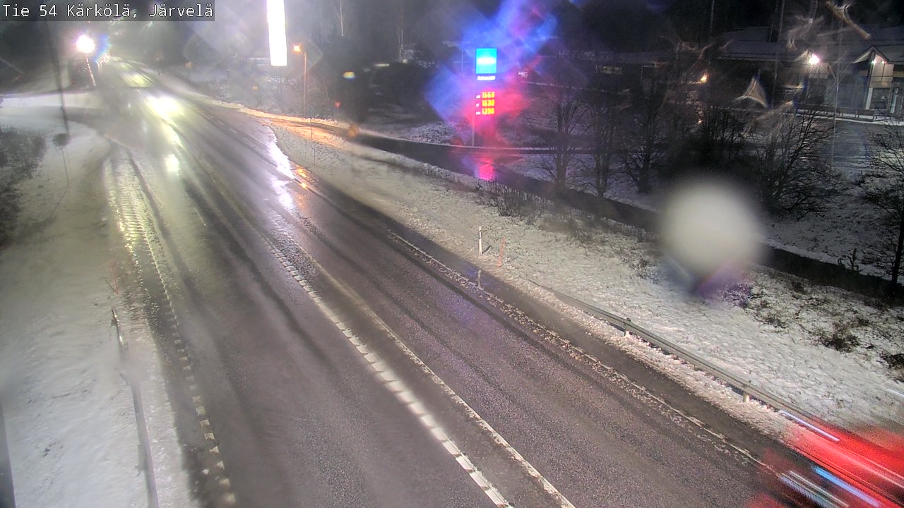 Weather Camera Image Väg 54 Kärkölä, Järvelä, Kärkölä, Päijät-Häme