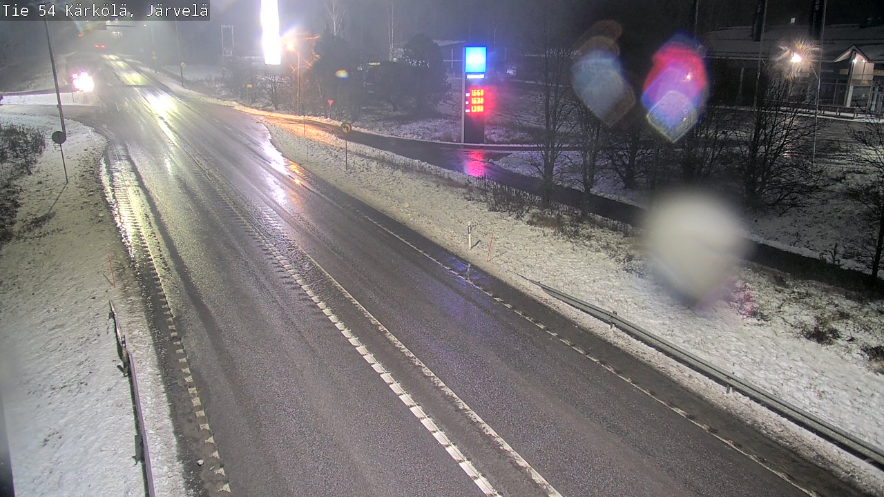 Weather Camera Image Väg 54 Kärkölä, Järvelä, Kärkölä, Päijät-Häme