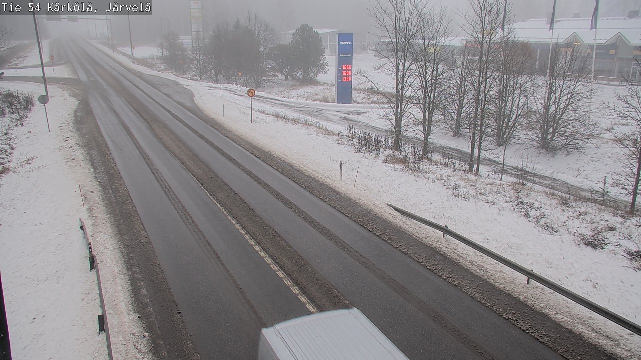 Weather Camera Image Väg 54 Kärkölä, Järvelä, Kärkölä, Päijät-Häme