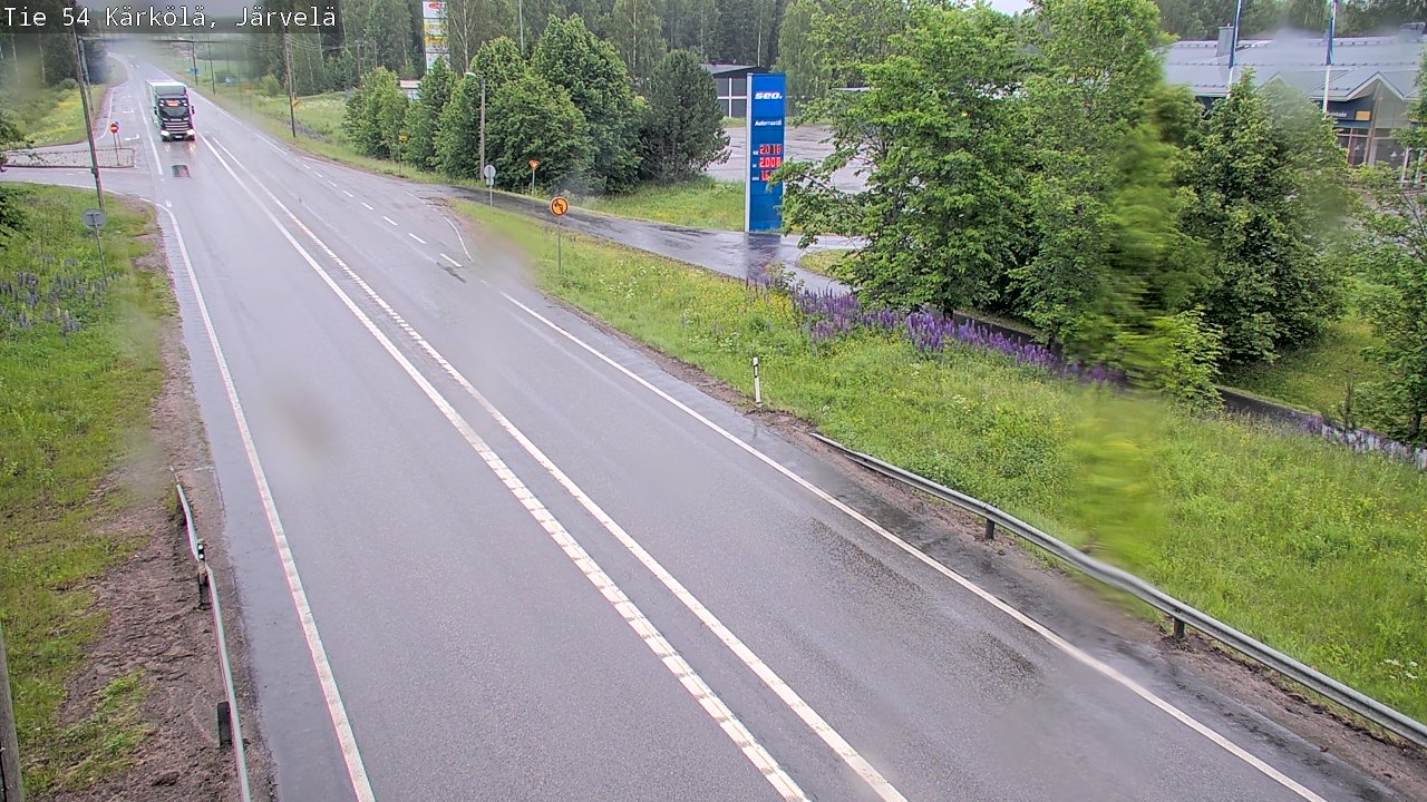 Weather Camera Image Väg 54 Kärkölä, Järvelä, Kärkölä, Päijät-Häme