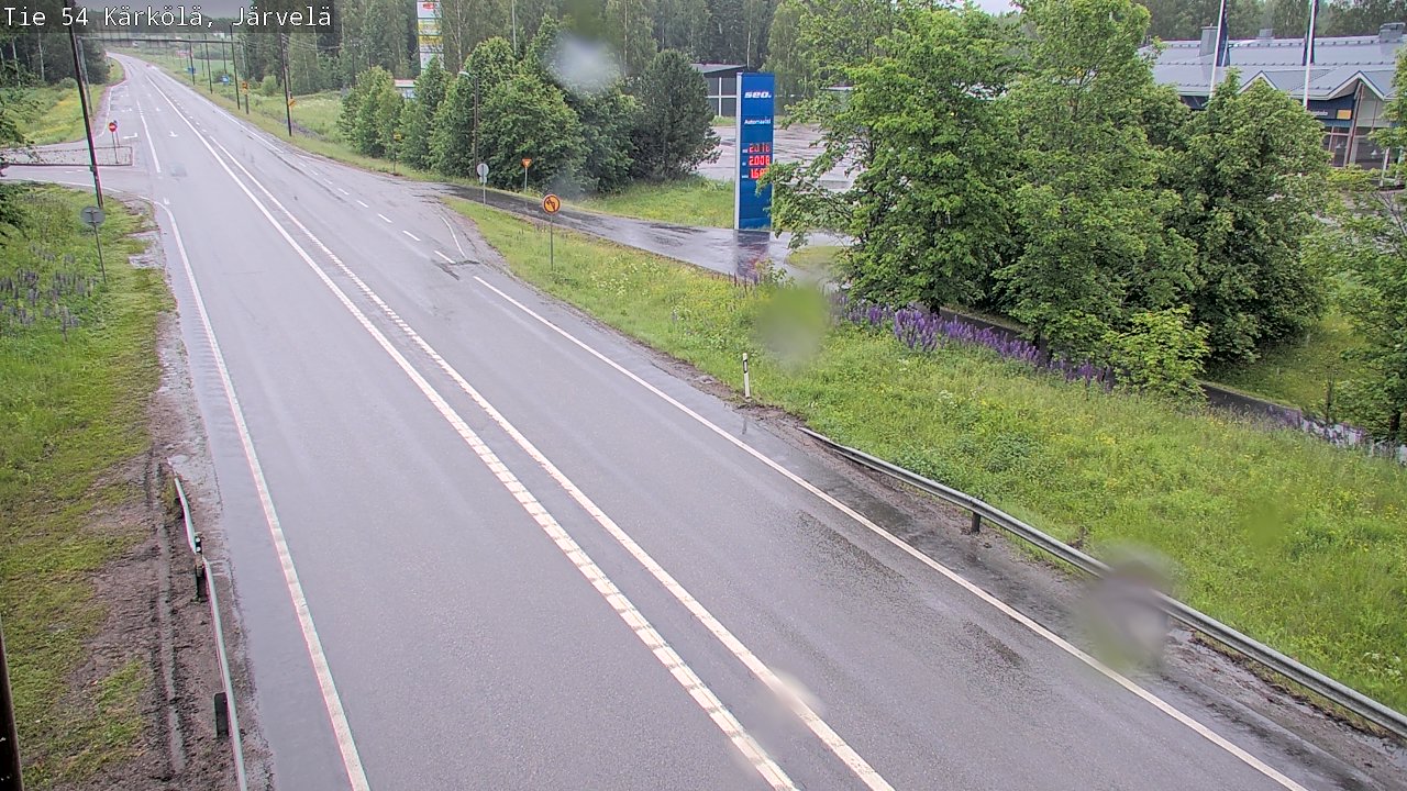 Weather Camera Image Väg 54 Kärkölä, Järvelä, Kärkölä, Päijät-Häme
