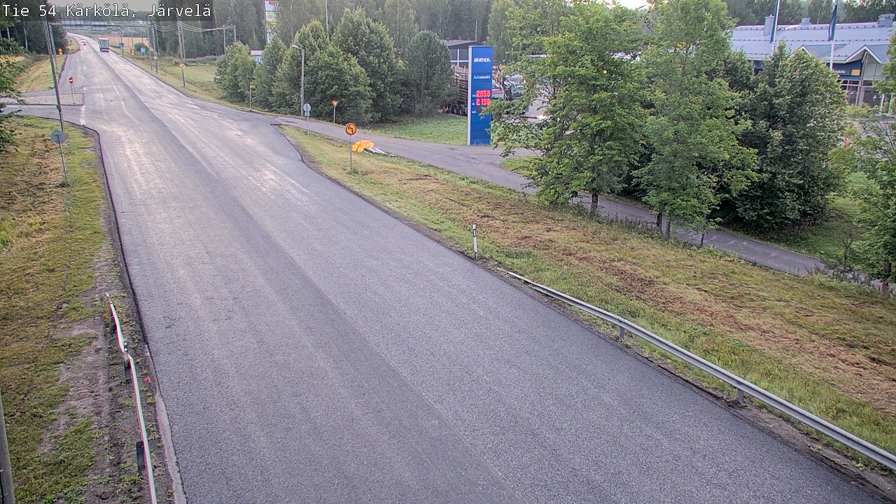 Weather Camera Image Road 54 Kärkölä, Järvelä, Kärkölä, Päijät-Häme