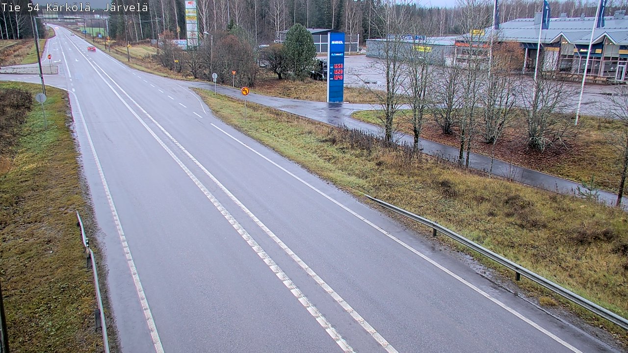Weather Camera Image Väg 54 Kärkölä, Järvelä, Kärkölä, Päijät-Häme