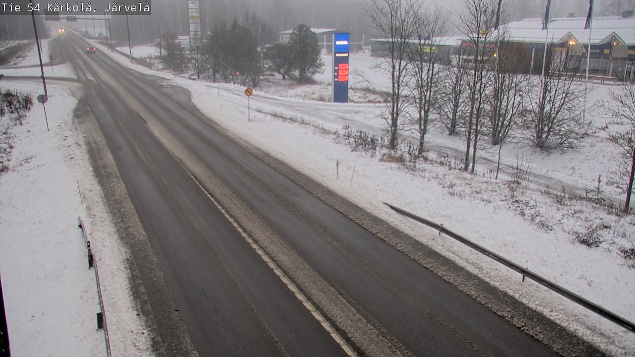 Weather Camera Image Väg 54 Kärkölä, Järvelä, Kärkölä, Päijät-Häme