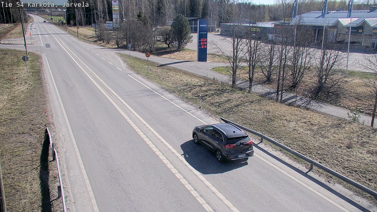 Weather Camera Image Väg 54 Kärkölä, Järvelä, Kärkölä, Päijät-Häme