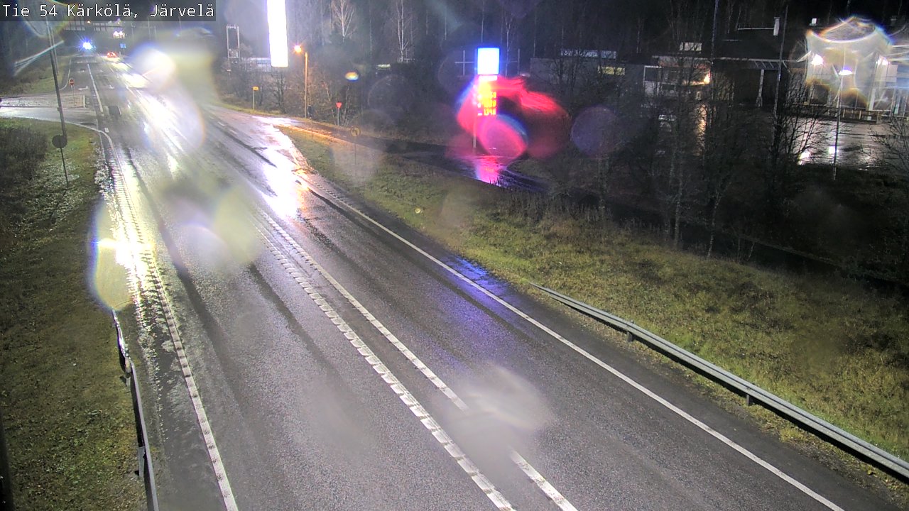 Weather Camera Image Väg 54 Kärkölä, Järvelä, Kärkölä, Päijät-Häme