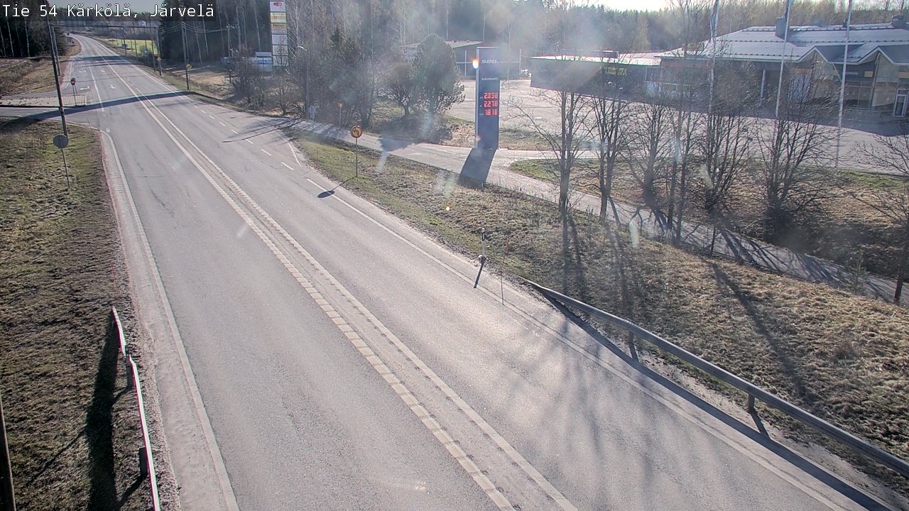 Weather Camera Image Väg 54 Kärkölä, Järvelä, Kärkölä, Päijät-Häme