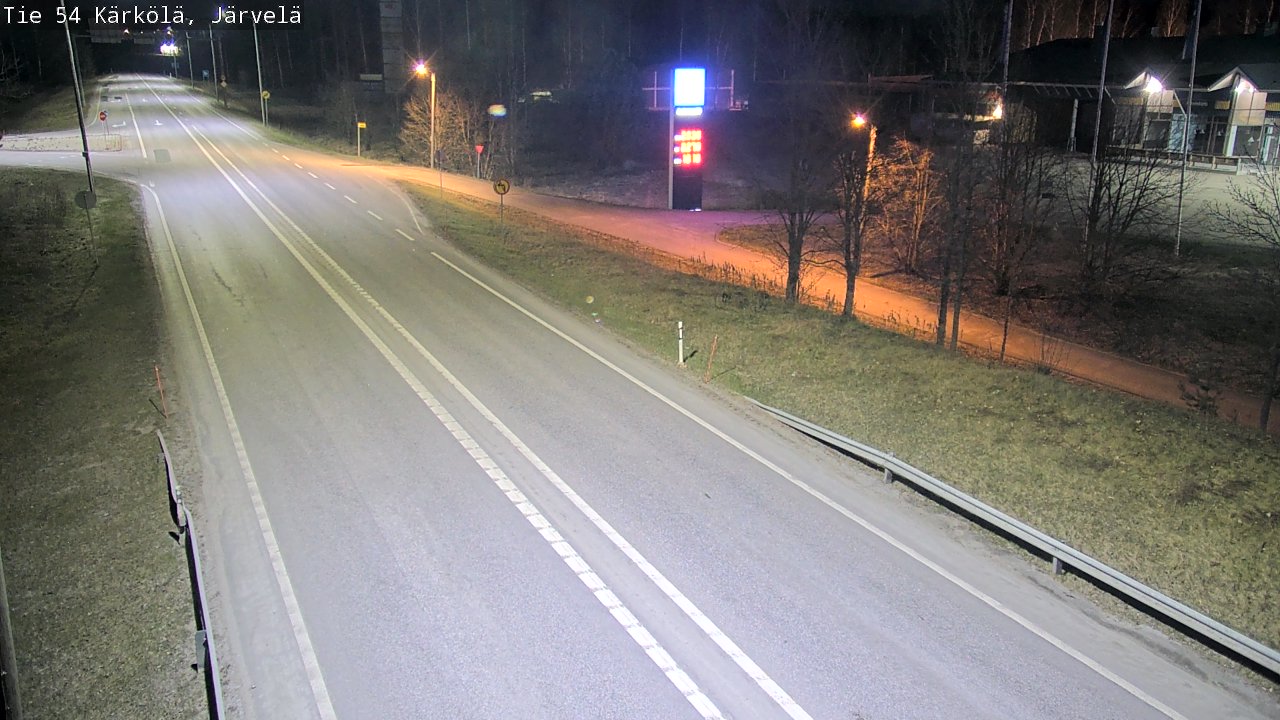 Weather Camera Image Väg 54 Kärkölä, Järvelä, Kärkölä, Päijät-Häme