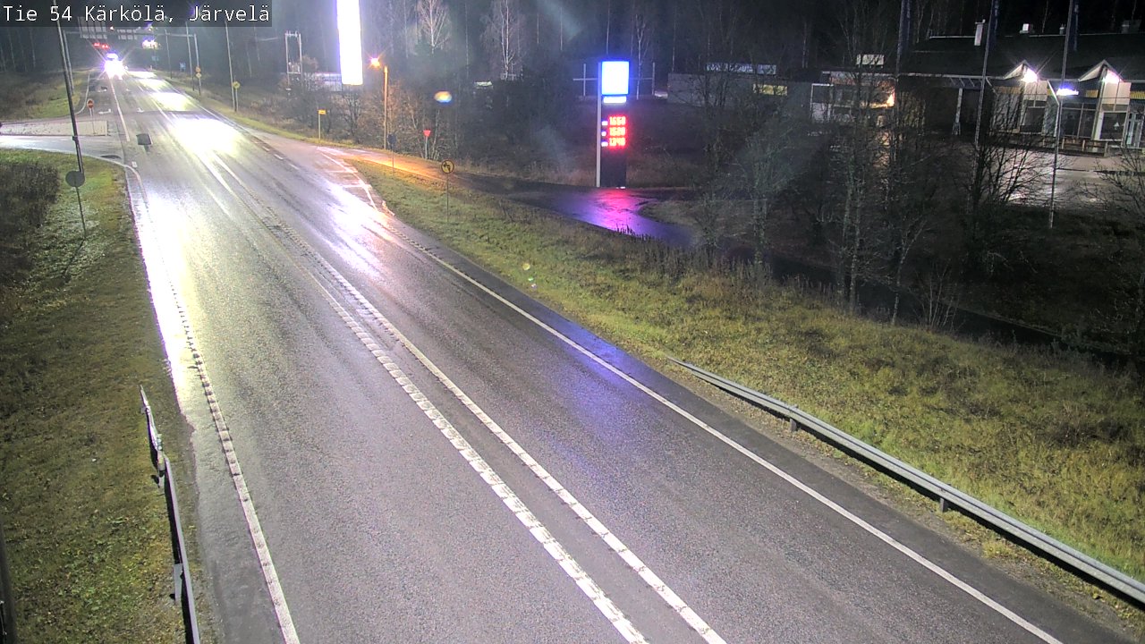 Weather Camera Image Väg 54 Kärkölä, Järvelä, Kärkölä, Päijät-Häme