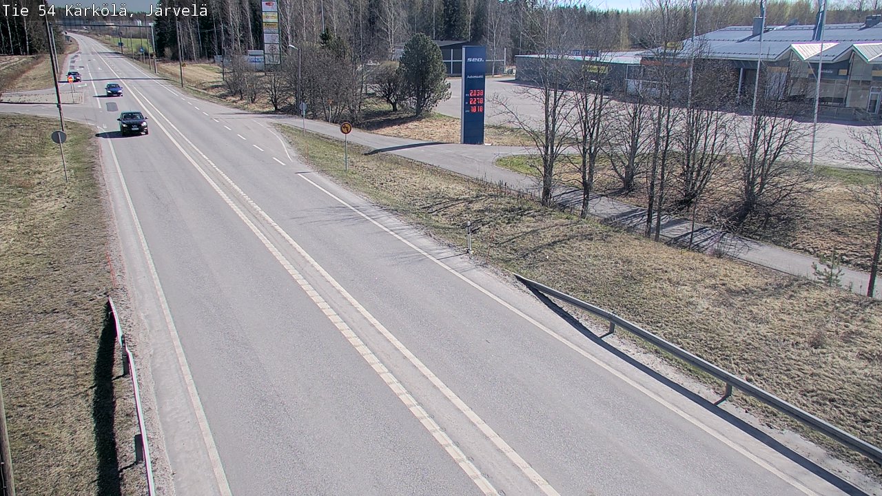 Weather Camera Image Väg 54 Kärkölä, Järvelä, Kärkölä, Päijät-Häme