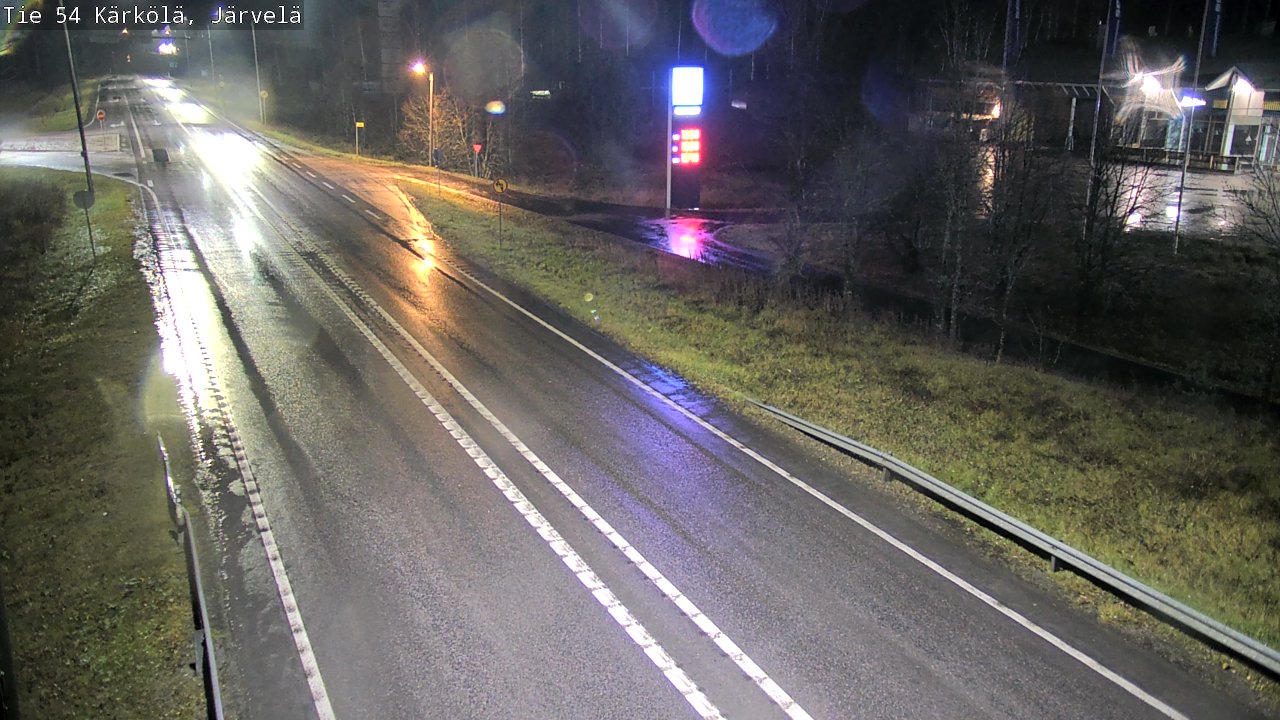 Weather Camera Image Väg 54 Kärkölä, Järvelä, Kärkölä, Päijät-Häme