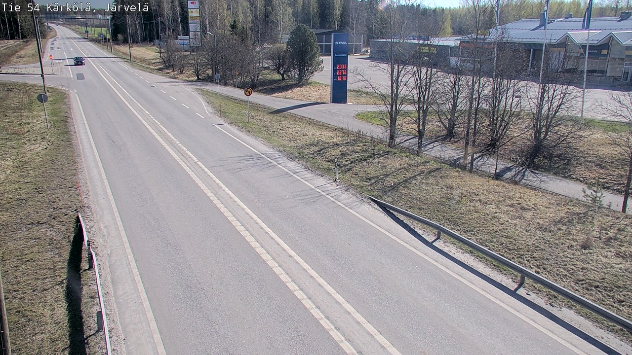 Weather Camera Image Road 54 Kärkölä, Järvelä, Kärkölä, Päijät-Häme