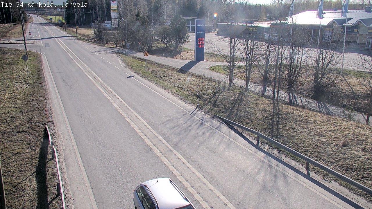 Weather Camera Image Väg 54 Kärkölä, Järvelä, Kärkölä, Päijät-Häme