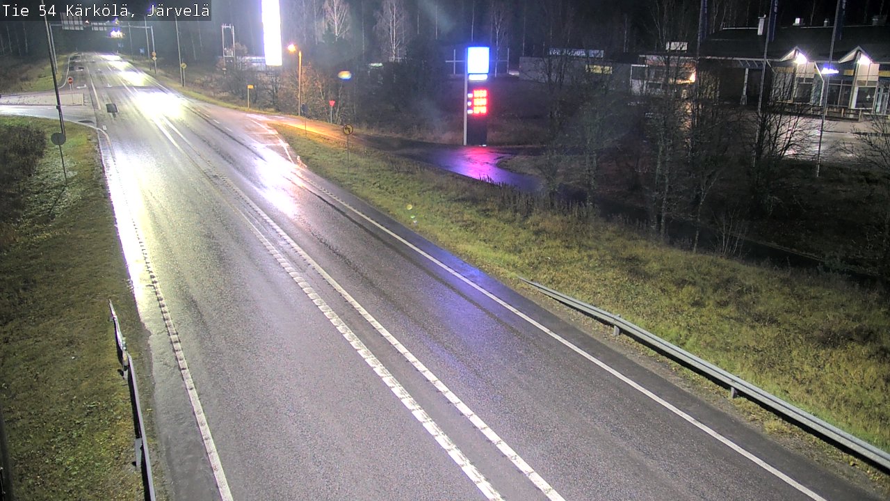 Weather Camera Image Väg 54 Kärkölä, Järvelä, Kärkölä, Päijät-Häme