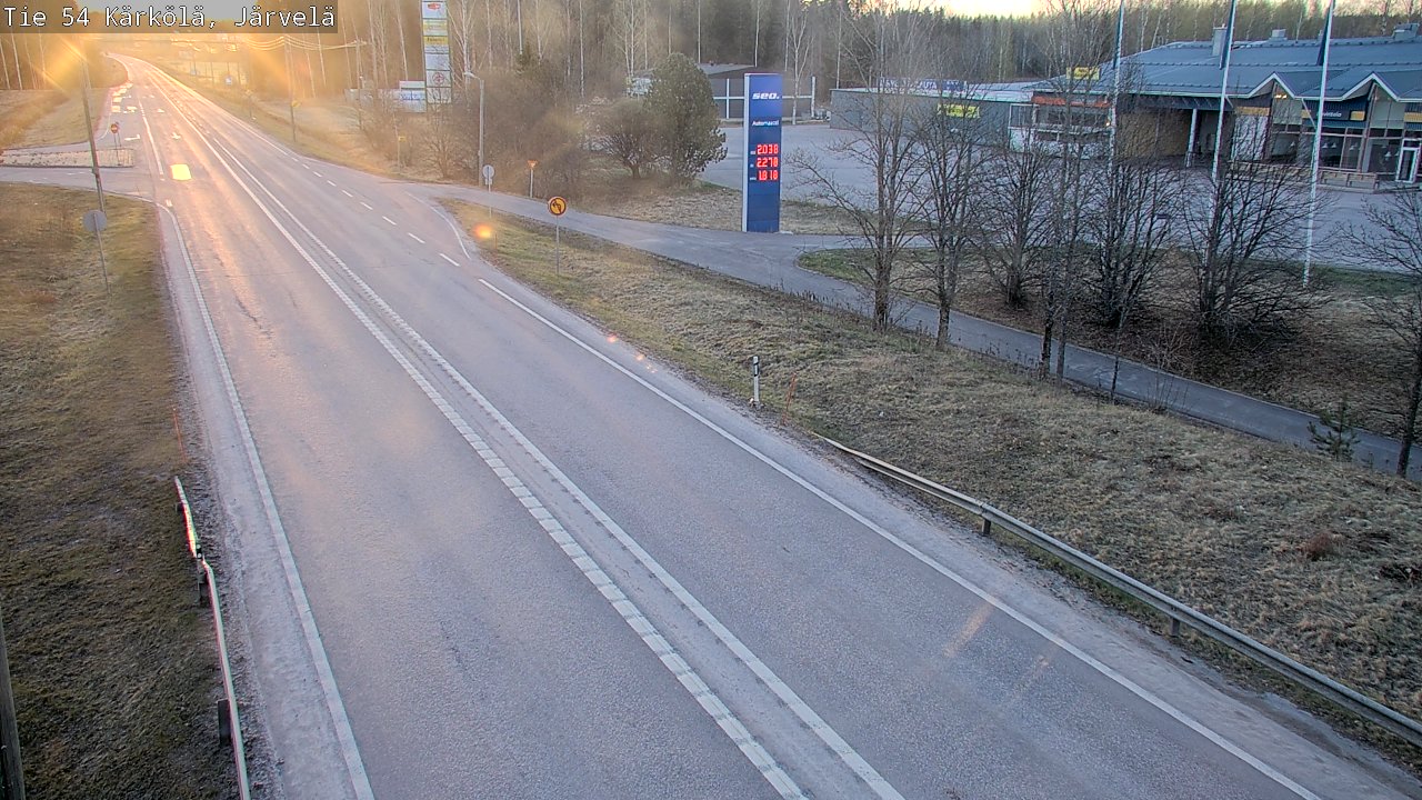 Weather Camera Image Road 54 Kärkölä, Järvelä, Kärkölä, Päijät-Häme