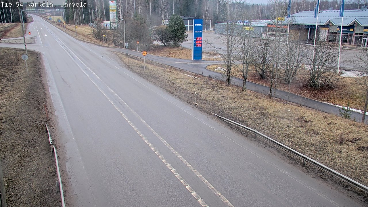 Weather Camera Image Road 54 Kärkölä, Järvelä, Kärkölä, Päijät-Häme