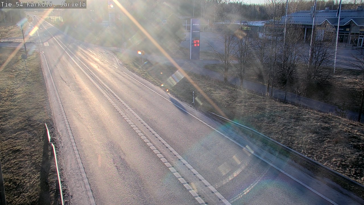 Weather Camera Image Väg 54 Kärkölä, Järvelä, Kärkölä, Päijät-Häme
