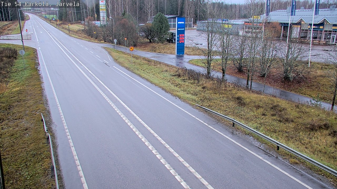 Weather Camera Image Väg 54 Kärkölä, Järvelä, Kärkölä, Päijät-Häme