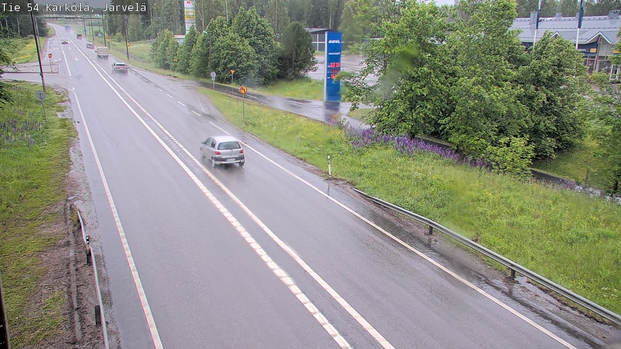 Weather Camera Image Väg 54 Kärkölä, Järvelä, Kärkölä, Päijät-Häme