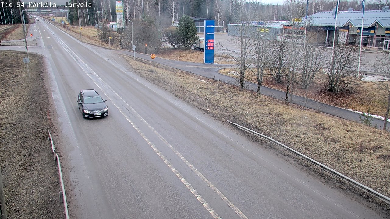 Weather Camera Image Road 54 Kärkölä, Järvelä, Kärkölä, Päijät-Häme