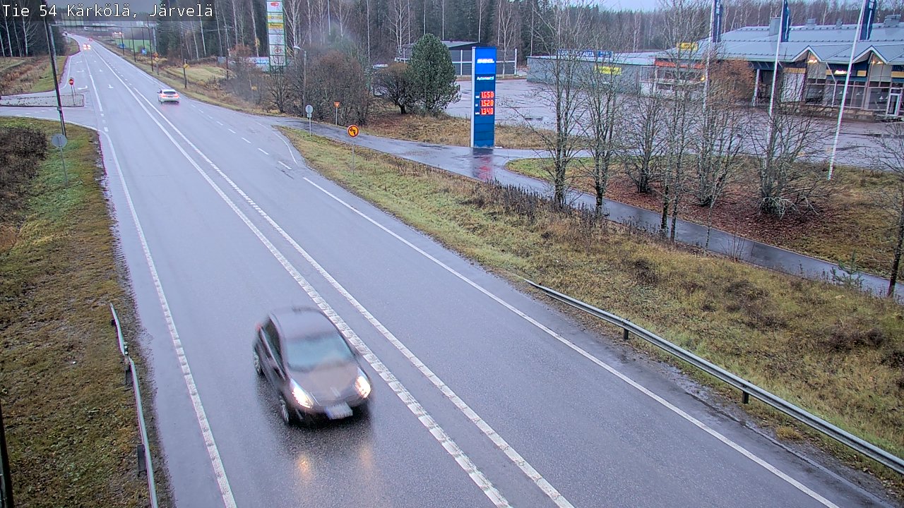 Weather Camera Image Väg 54 Kärkölä, Järvelä, Kärkölä, Päijät-Häme