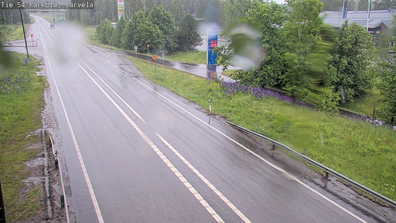 Weather Camera Image Väg 54 Kärkölä, Järvelä, Kärkölä, Päijät-Häme