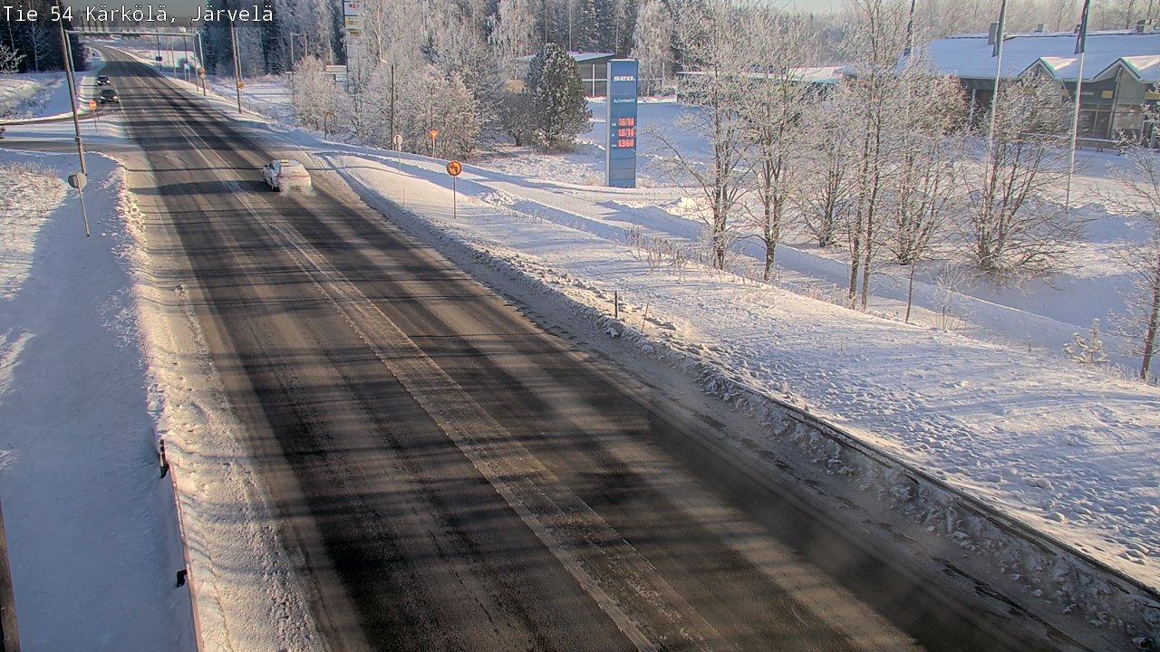 Weather Camera Image Väg 54 Kärkölä, Järvelä, Kärkölä, Päijät-Häme