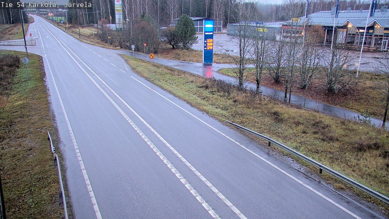 Weather Camera Image Väg 54 Kärkölä, Järvelä, Kärkölä, Päijät-Häme