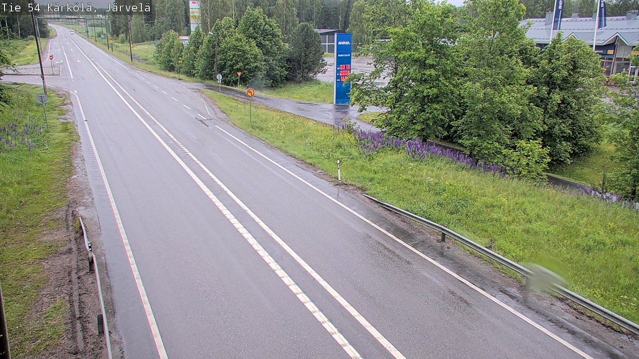 Weather Camera Image Väg 54 Kärkölä, Järvelä, Kärkölä, Päijät-Häme