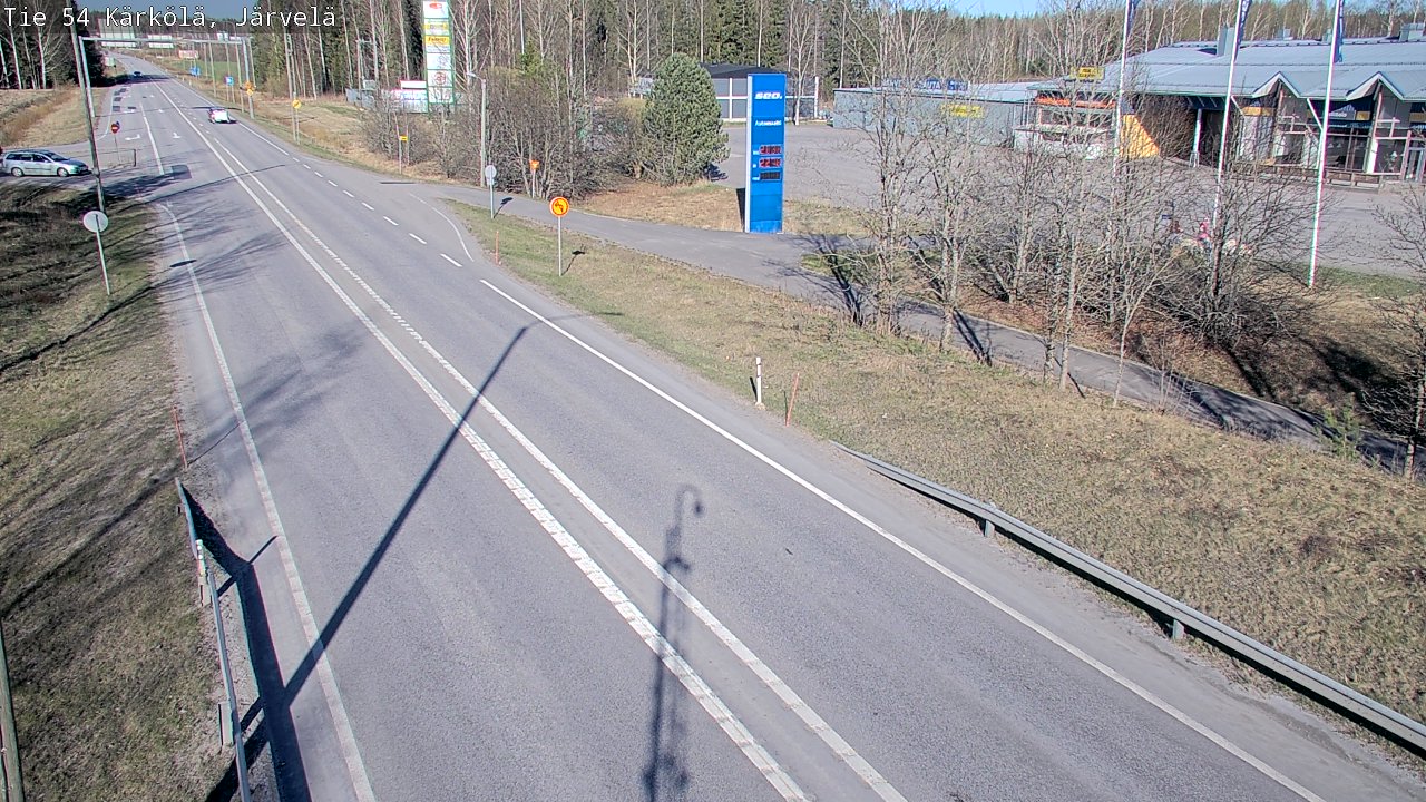 Weather Camera Image Väg 54 Kärkölä, Järvelä, Kärkölä, Päijät-Häme