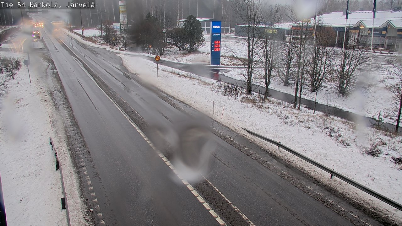 Weather Camera Image Väg 54 Kärkölä, Järvelä, Kärkölä, Päijät-Häme