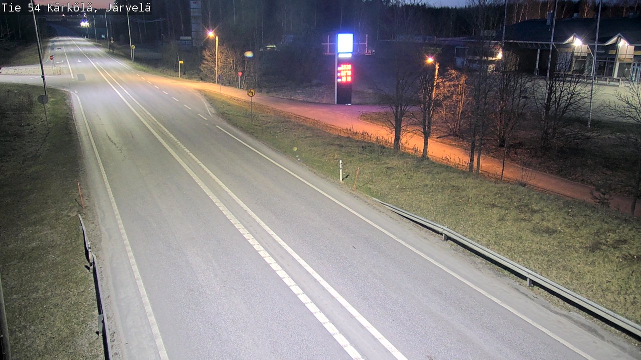 Weather Camera Image Väg 54 Kärkölä, Järvelä, Kärkölä, Päijät-Häme