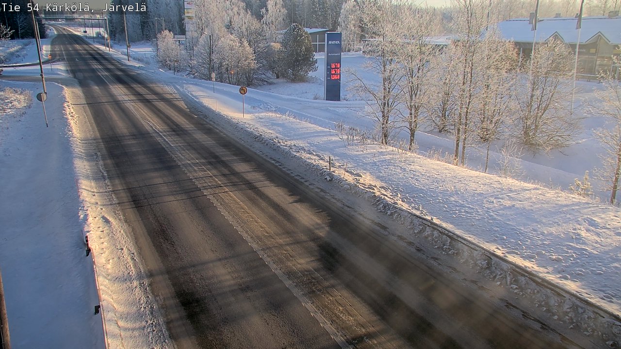 Weather Camera Image Väg 54 Kärkölä, Järvelä, Kärkölä, Päijät-Häme