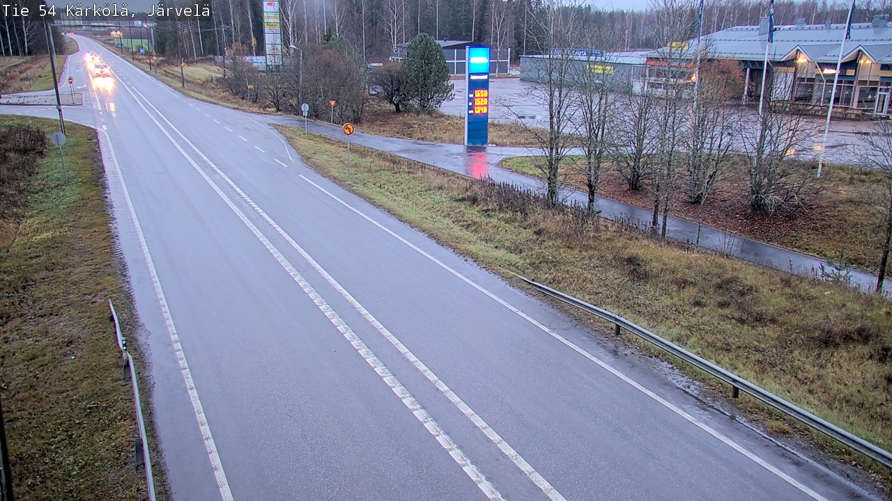 Weather Camera Image Väg 54 Kärkölä, Järvelä, Kärkölä, Päijät-Häme