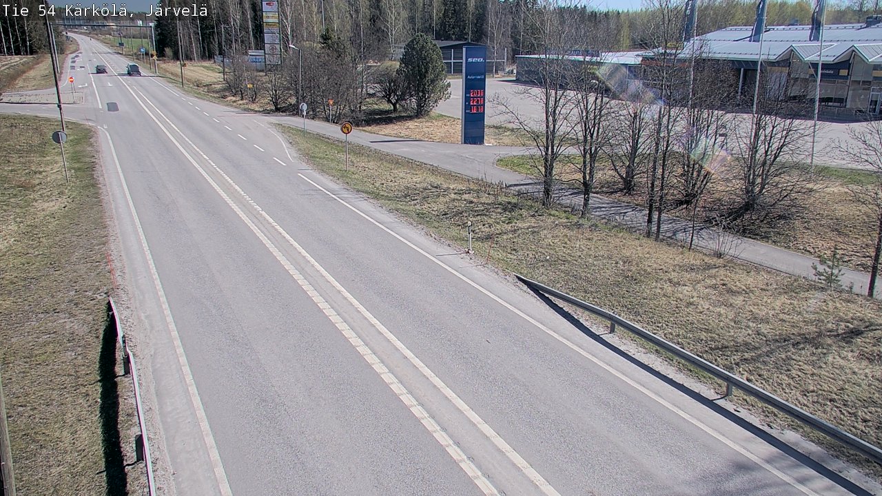 Weather Camera Image Road 54 Kärkölä, Järvelä, Kärkölä, Päijät-Häme
