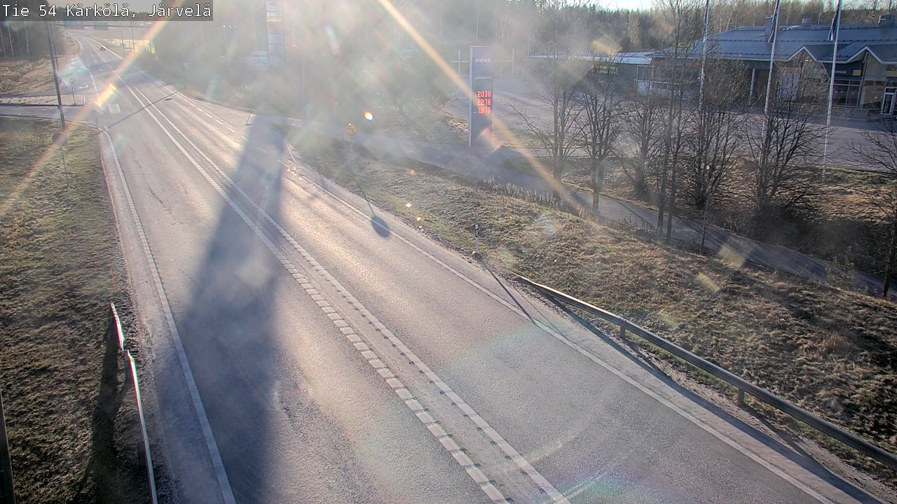 Weather Camera Image Väg 54 Kärkölä, Järvelä, Kärkölä, Päijät-Häme